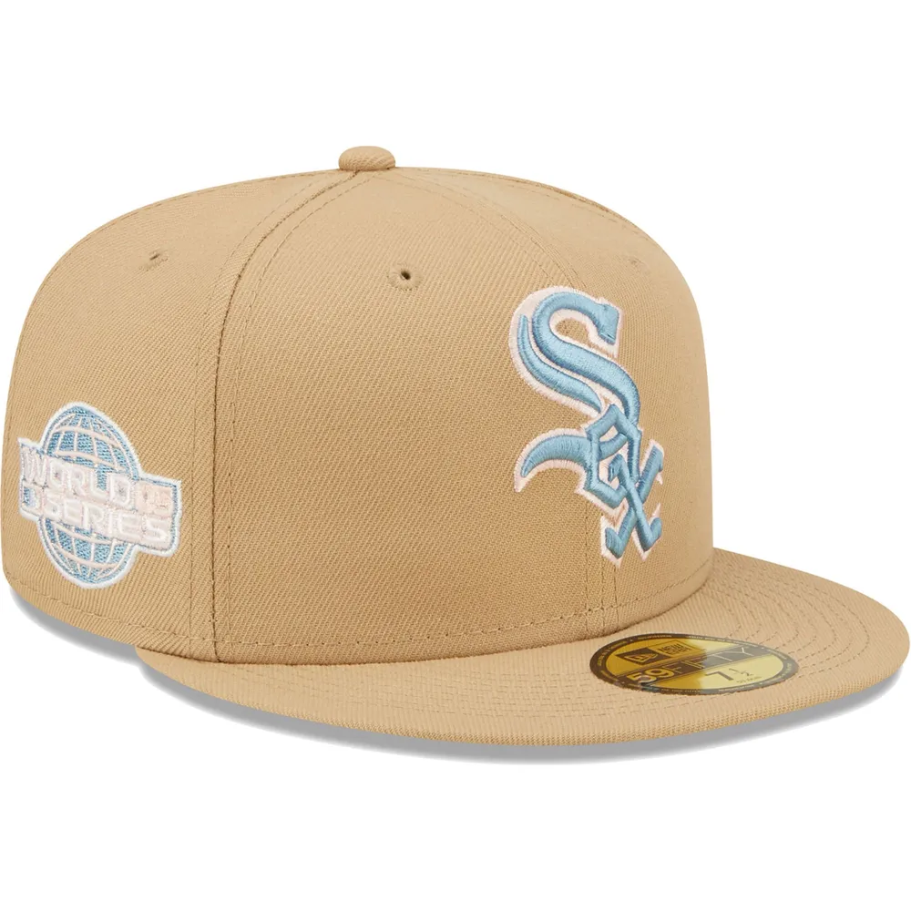 Lids Chicago White Sox New Era 2005 World Series Sky Blue Undervisor  59FIFTY Fitted Hat - Tan