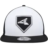 NWE WHTSOX BLANC BLAC MLB NWE 2022 CLUBHOUSE TRUCKER 9FIFTY HATMENSNP