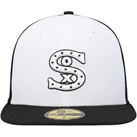 Casquette ajustée 59FIFTY pour entraînement au bâton sur le terrain Chicago White Sox 2023 New Era homme