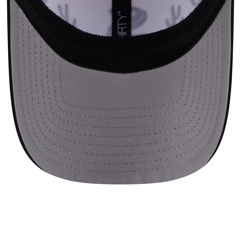 Men's New Era  White/Black Chicago White Sox 2025 Spring Training Landscape 39THIRTY Flex Hat