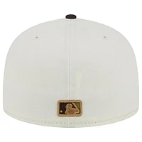 Casquette ajustée 59FIFTY Chicago White Sox 95th Team Anniversary New Era pour homme, blanc/marron