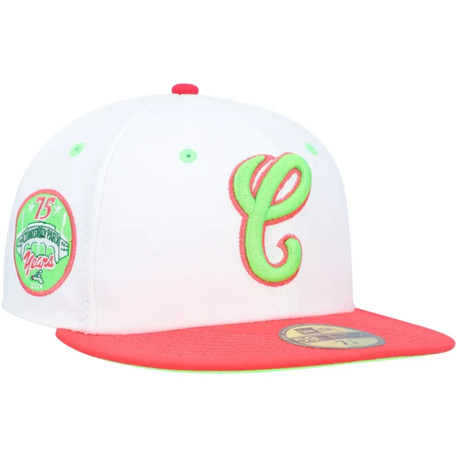 New Era Men's Pink, Green Chicago White Sox Cooperstown Collection Comiskey  Park Passion Forest 59FIFTY Fitted Hat