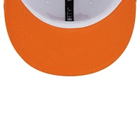 Casquette ajustée 59FIFTY Chicago White Sox Flamingo New Era pour homme, blanc/orange