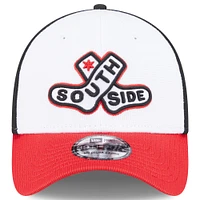 Men's New Era White/Red Chicago White Sox 2025 City Connect Batting Practice 39THIRTY Flex Hat