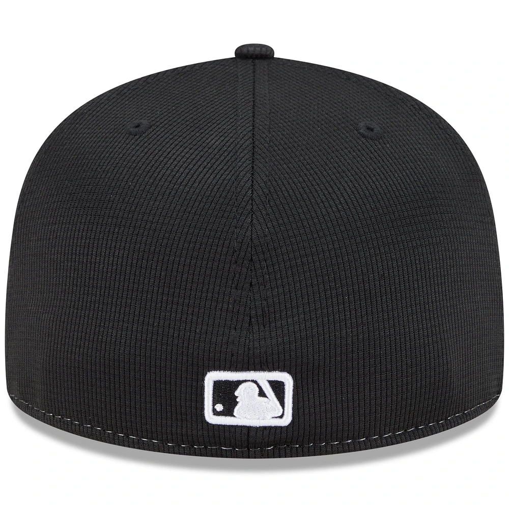 Men's New Era White/Red Chicago White Sox 2025 City Connect Batting Practice 59FIFTY Fitted Hat