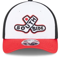 Men's New Era White/Red Chicago White Sox 2025 City Connect Batting Practice 9FORTY M-Crown Adjustable Hat