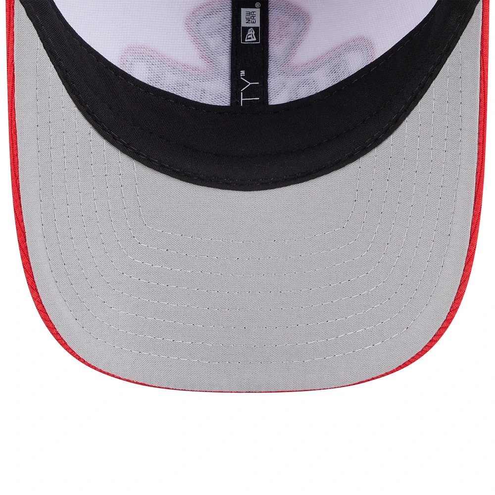 Men's New Era White/Red Chicago White Sox 2025 City Connect Batting Practice 9FORTY M-Crown Adjustable Hat