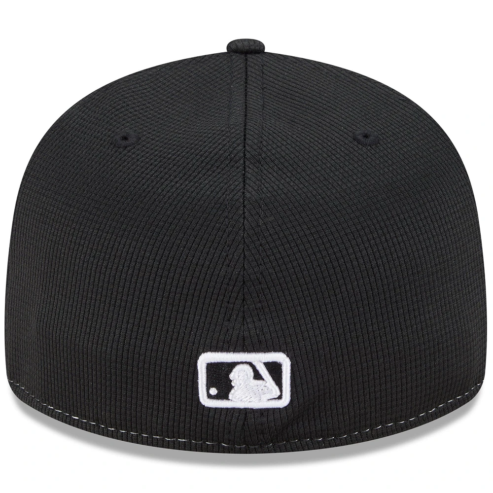 Men's New Era White/Red Chicago White Sox 2025 City Connect Batting Practice Low Profile 59FIFTY Fitted Hat