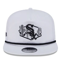 Men's New Era  White Chicago White Sox 2025 Spring Training Palm Golfer Snapback Hat