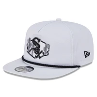 Men's New Era  White Chicago White Sox 2025 Spring Training Palm Golfer Snapback Hat