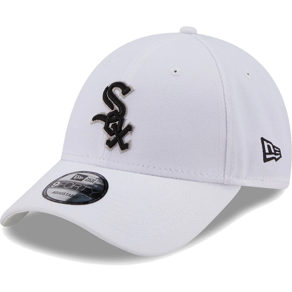 Men's New Era White Chicago White Sox League II 9FORTY Adjustable Hat