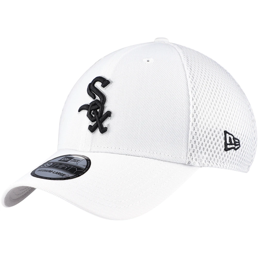 Men's New Era White Chicago Sox REPREVE Neo 39THIRTY Flex Hat