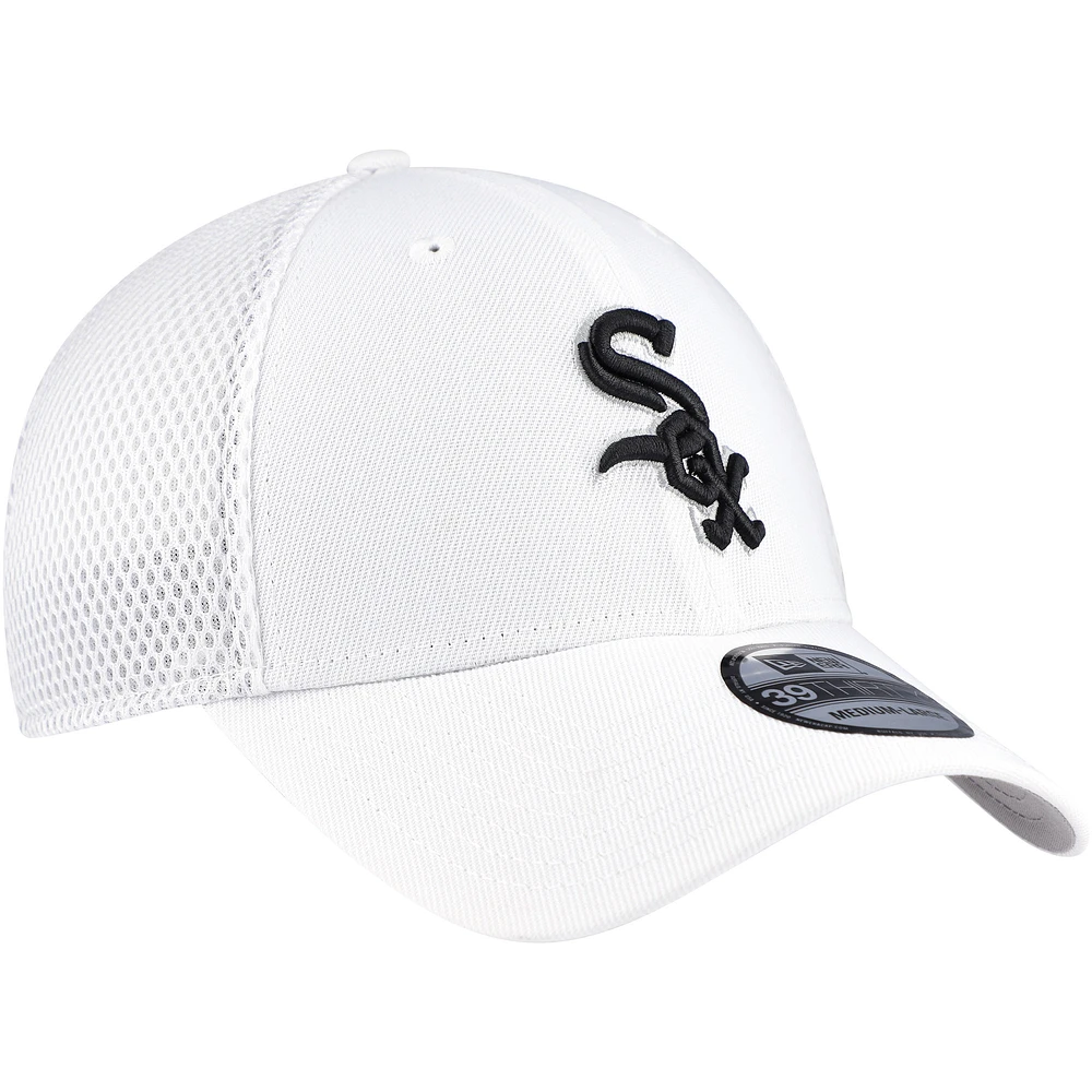 Men's New Era White Chicago Sox REPREVE Neo 39THIRTY Flex Hat