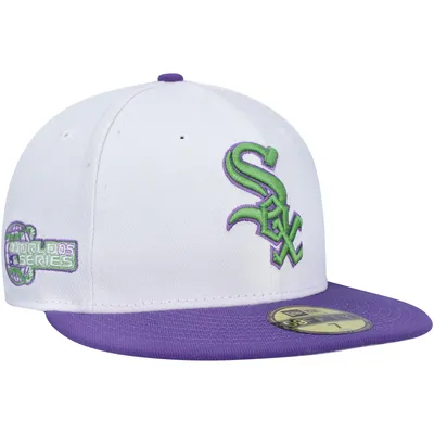 Men's Chicago White Sox New Era Peach/Purple 2005 World Series Side Patch  59FIFTY Fitted Hat