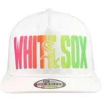 Men's New Era White Chicago White Sox Spring Spectrum Golfer Snapback Hat