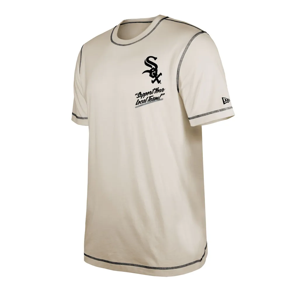 T-shirt fendu New Era Chicago White Sox Team pour homme, blanc