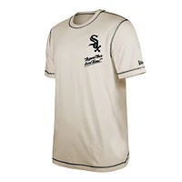 Men's New Era White Chicago Sox Team Split T-Shirt