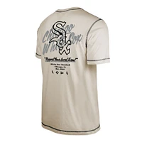 Men's New Era White Chicago Sox Team Split T-Shirt