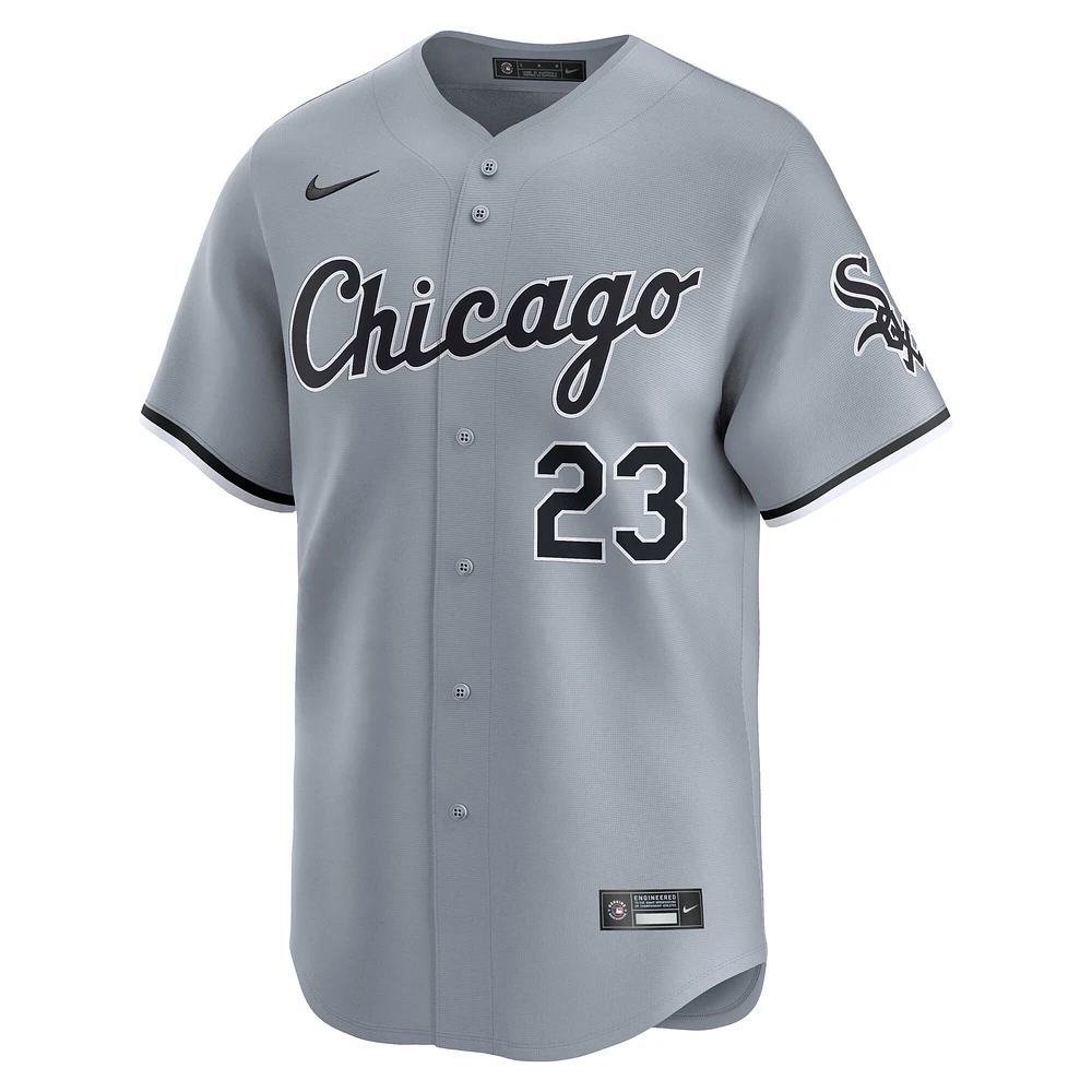 Men's Nike Andrew Benintendi White Chicago Sox Road Limited Player Jersey