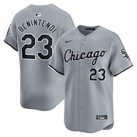 Men's Nike Andrew Benintendi White Chicago Sox Road Limited Player Jersey
