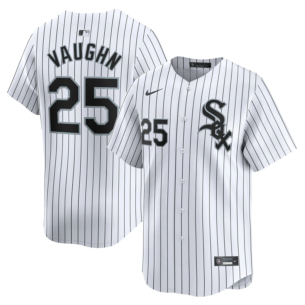 Maillot de joueur Nike Andrew Vaughn blanc Chicago White Sox Home Limited pour homme