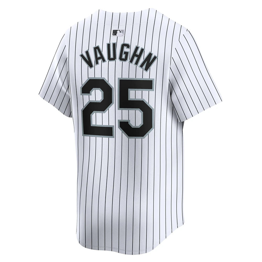 Maillot de joueur Nike Andrew Vaughn blanc Chicago White Sox Home Limited pour homme