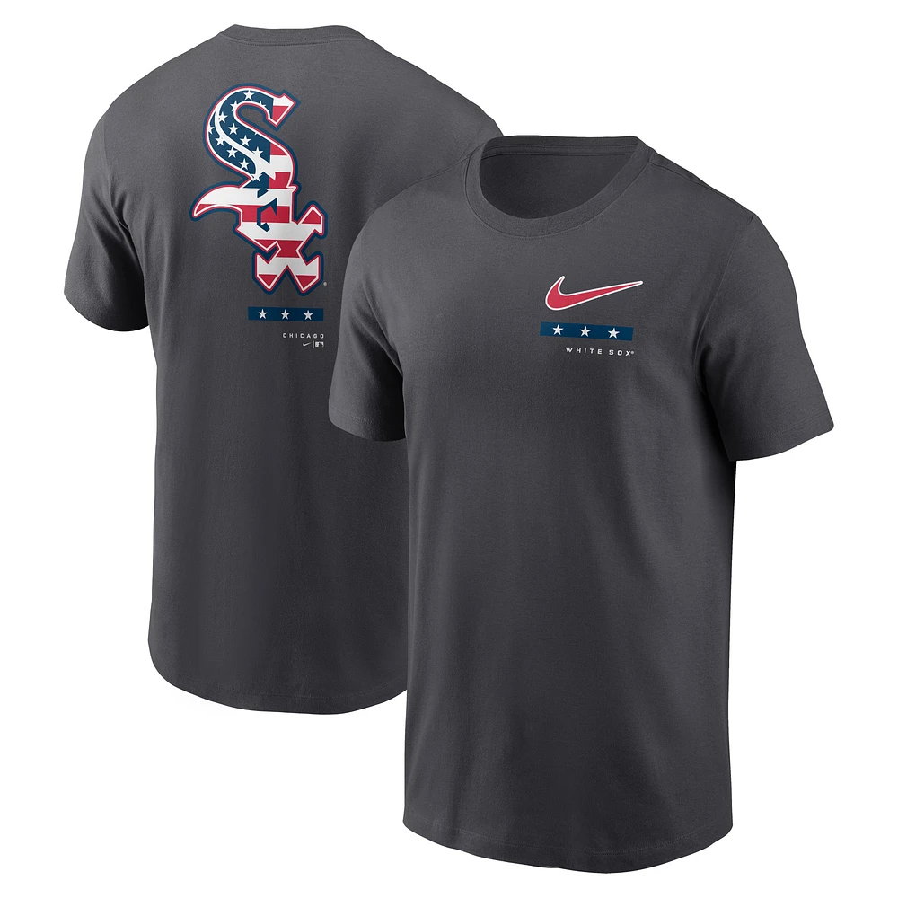 T-shirt Chicago White Sox Americana Nike anthracite pour homme