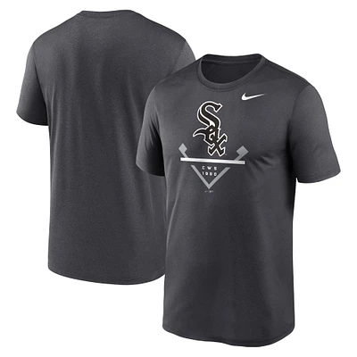 Men's Nike Anthracite Chicago White Sox Icon Legend Performance T-Shirt