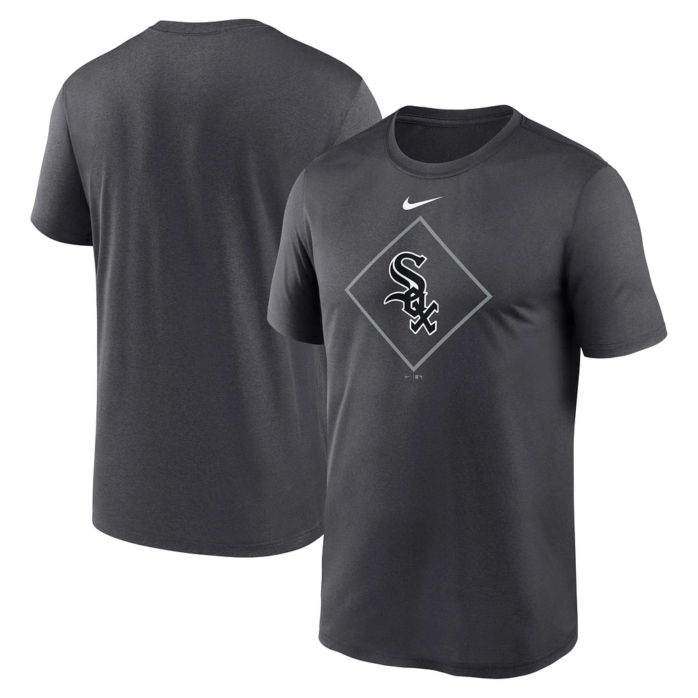 T-shirt Nike Performance Icon pour hommes, anthracite, Chicago White Sox Legend