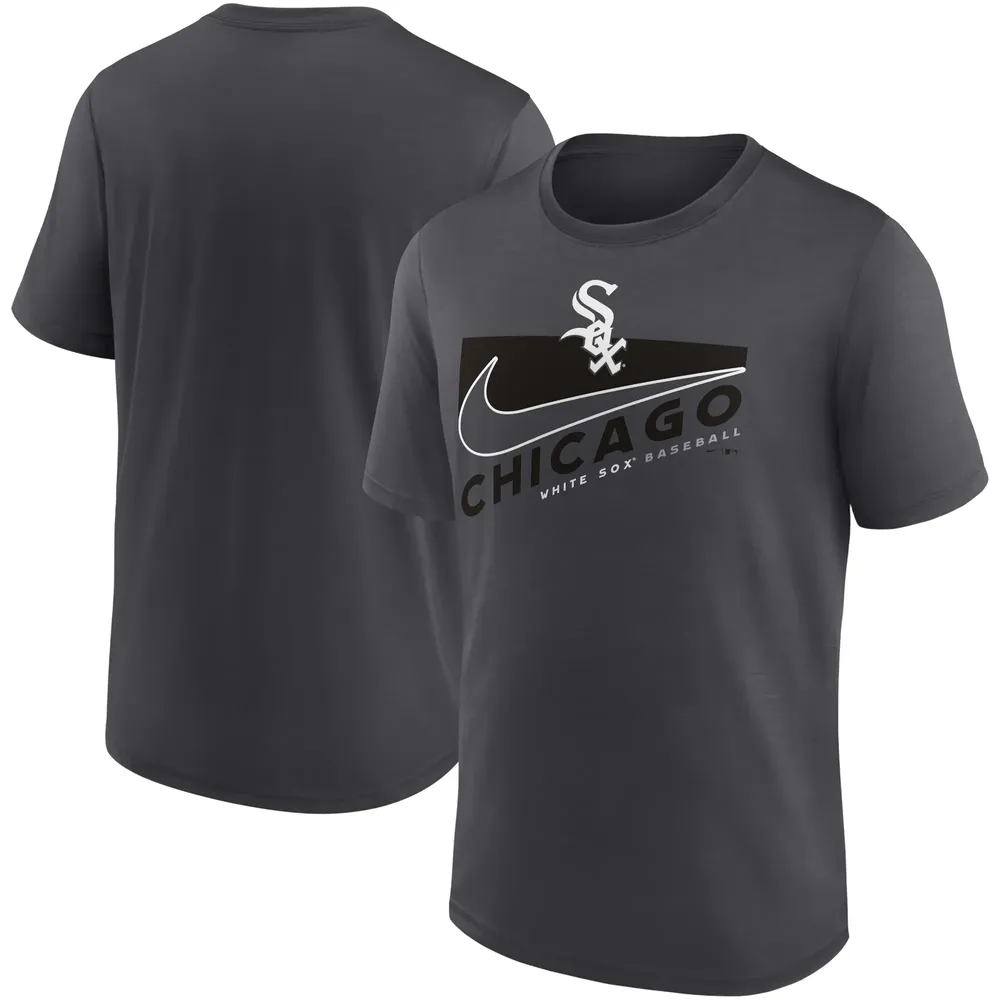 Chicago White Sox Nike Authentic Collection City Connect Velocity  Performance T-Shirt - Anthracite