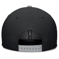Casquette Nike Pro Performance Snapback Chicago White Sox noire/grise pour homme