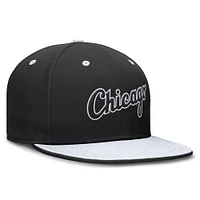 Men's Nike  Black/White Chicago White Sox True Primetime Two-Tone Performance Fitted Hat