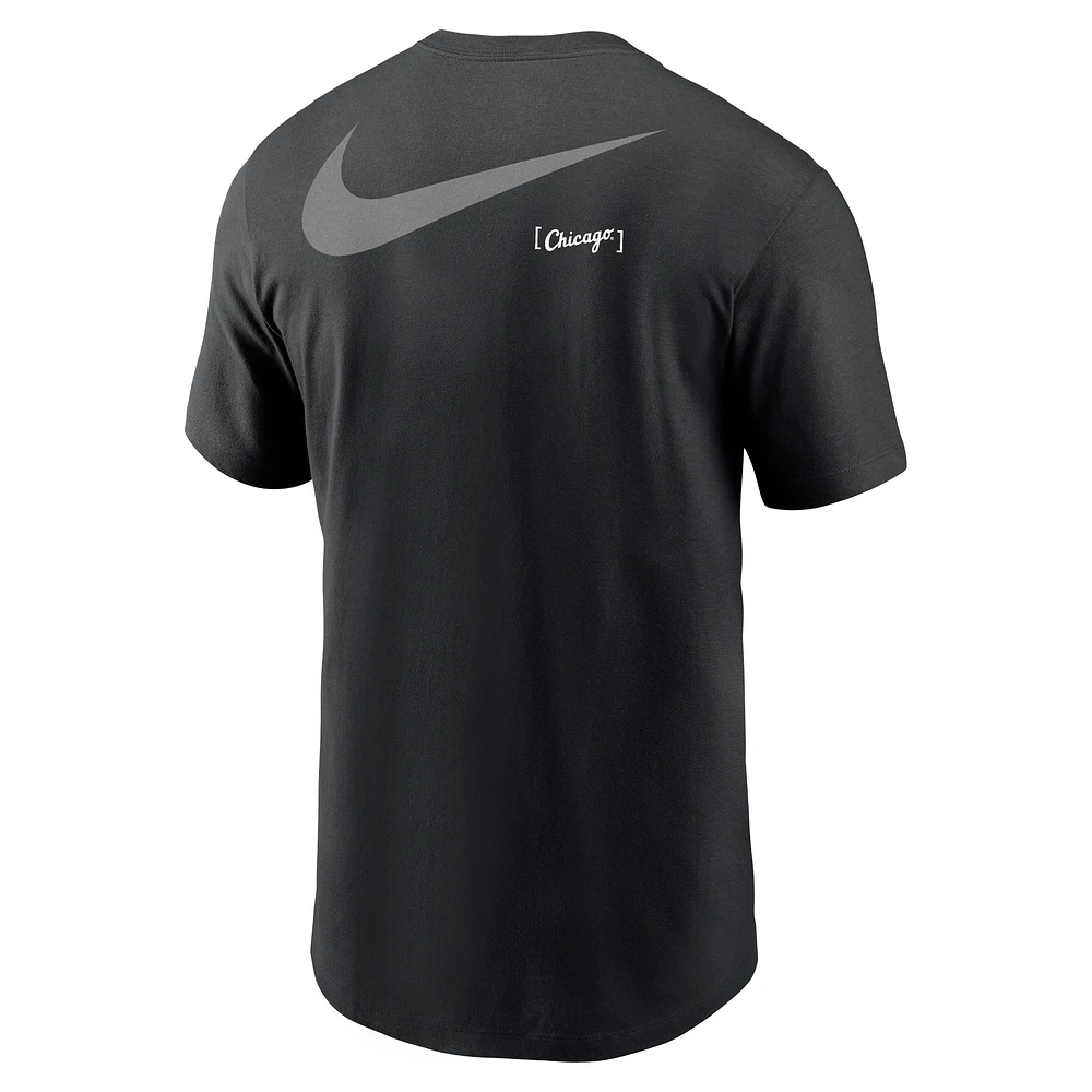 Men's Nike Black Chicago White Sox 2-Hit Speed City Connect T-Shirt