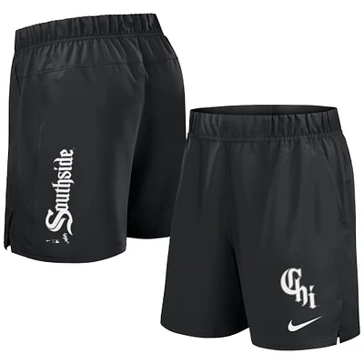 Short Nike Chicago White Sox 2024 City Connect tissé Victory Performance pour homme, noir