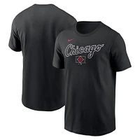 Men's Nike Black Chicago White Sox 2025 City Connect Wordmark T-Shirt