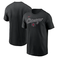 Men's Nike Black Chicago White Sox 2025 City Connect Wordmark T-Shirt