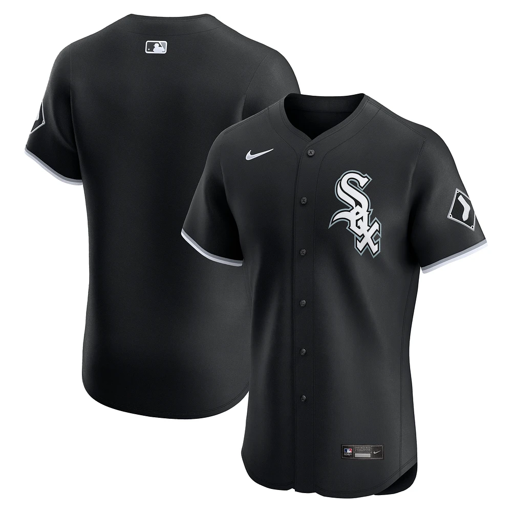 Maillot Nike Alternate Vapor Premier Elite Patch Chicago White Sox noir pour homme