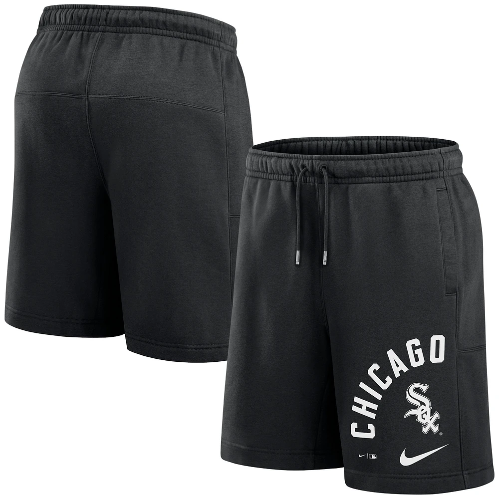 Men's Nike Black Chicago White Sox Arched Kicker Shorts