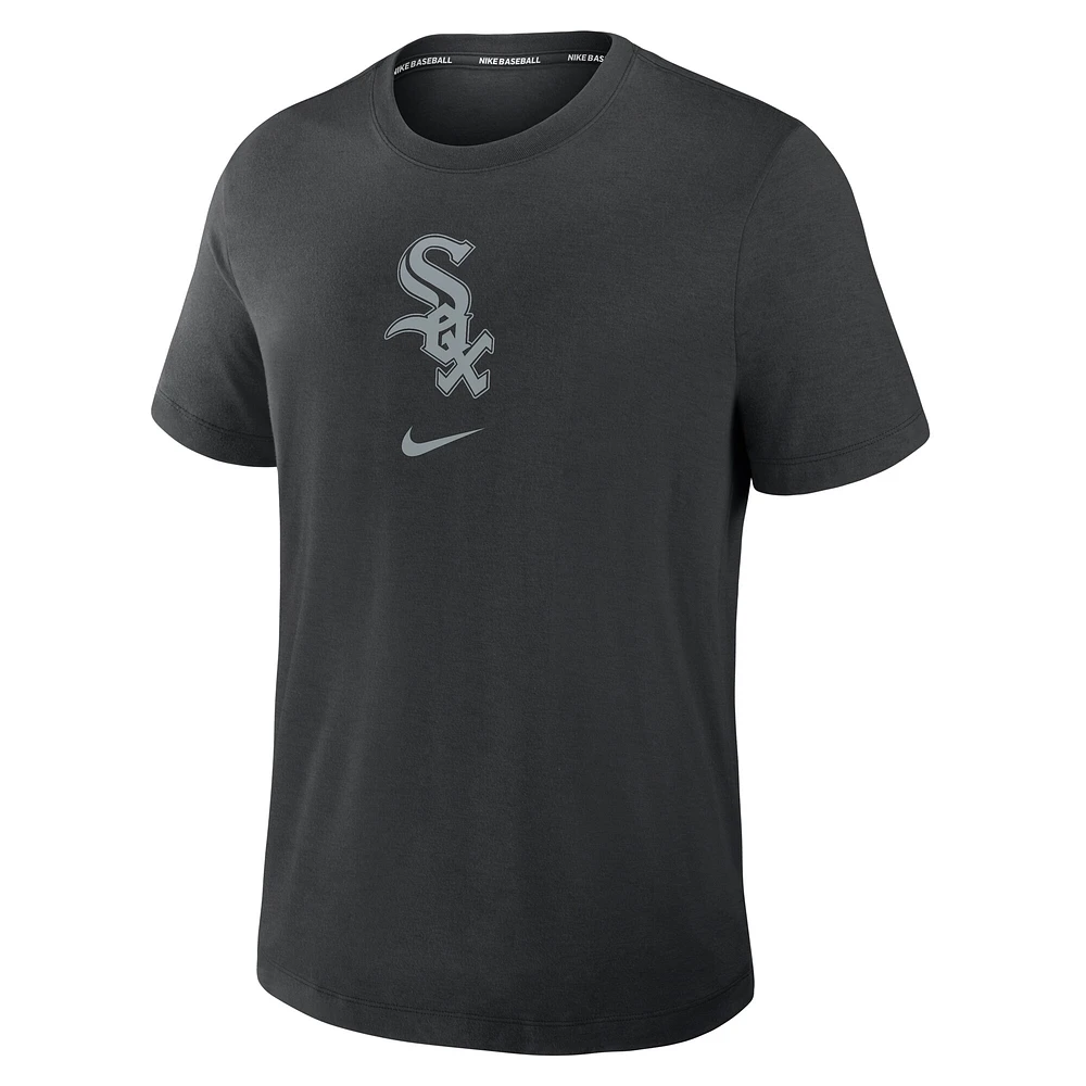 Men's Nike Black Chicago White Sox Authentic Collection Early Work Tri-Blend Performance T-Shirt