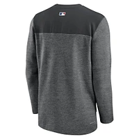 Haut à demi-glissière Nike Chicago White Sox Authentic Collection Game Time Performance pour homme Noir