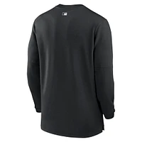 Men's Nike Black Chicago White Sox Authentic Collection Game Time Performance Quarter-Zip Top