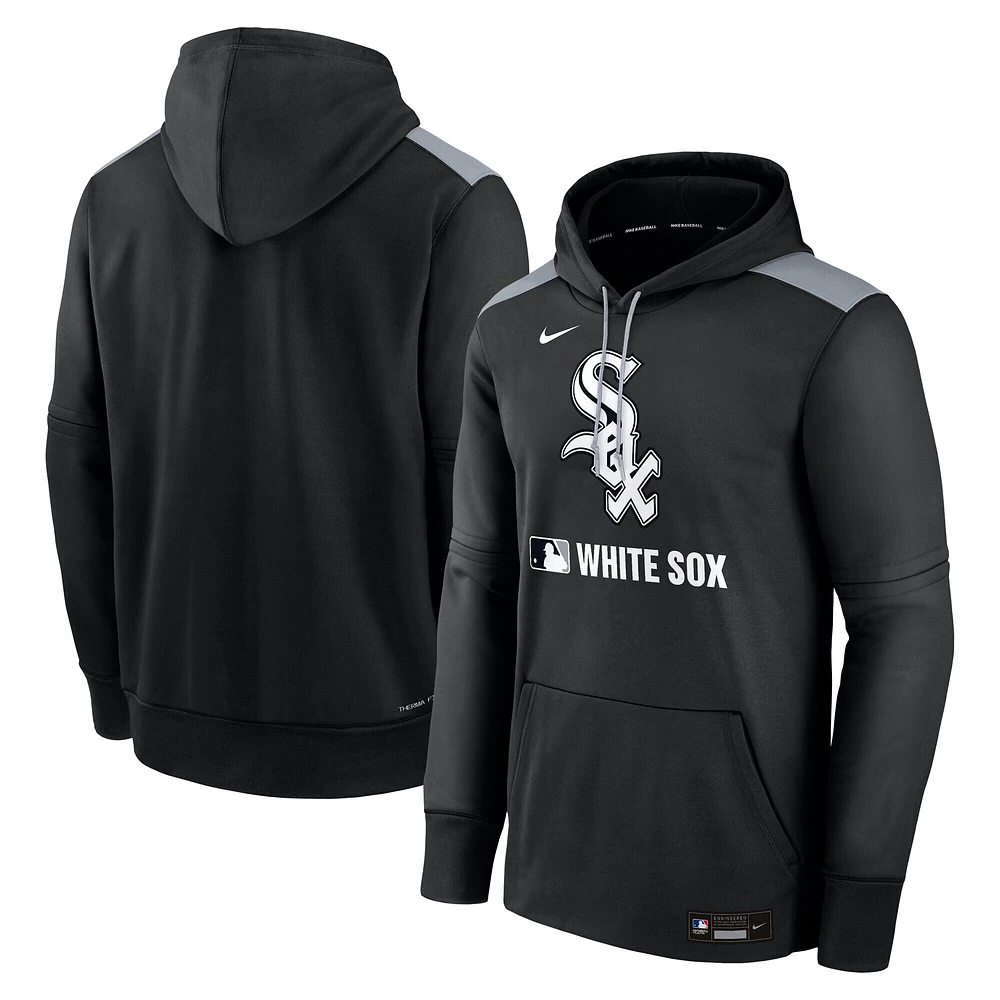 Men's Nike Black Chicago White Sox Authentic Collection Performance Pullover Hoodie