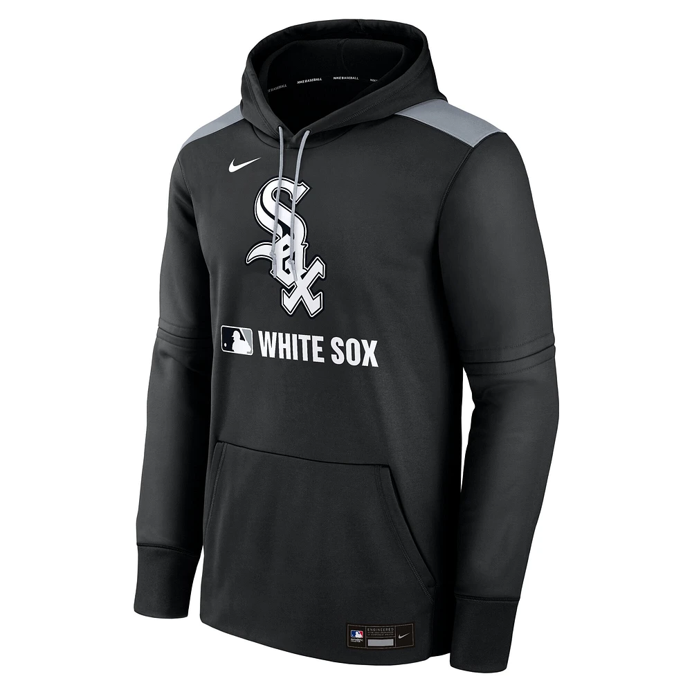 Men's Nike Black Chicago White Sox Authentic Collection Performance Pullover Hoodie