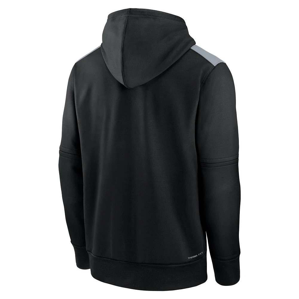 Men's Nike Black Chicago White Sox Authentic Collection Performance Pullover Hoodie