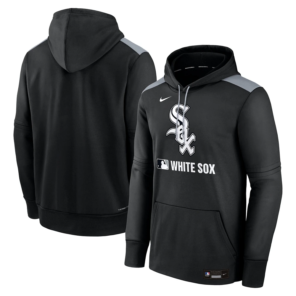 Men's Nike Black Chicago White Sox Authentic Collection Performance Pullover Hoodie