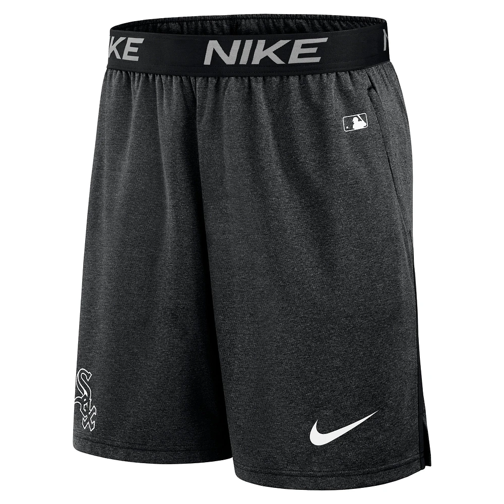 Short Nike noir Chicago White Sox Authentic Collection Practice Performance pour homme