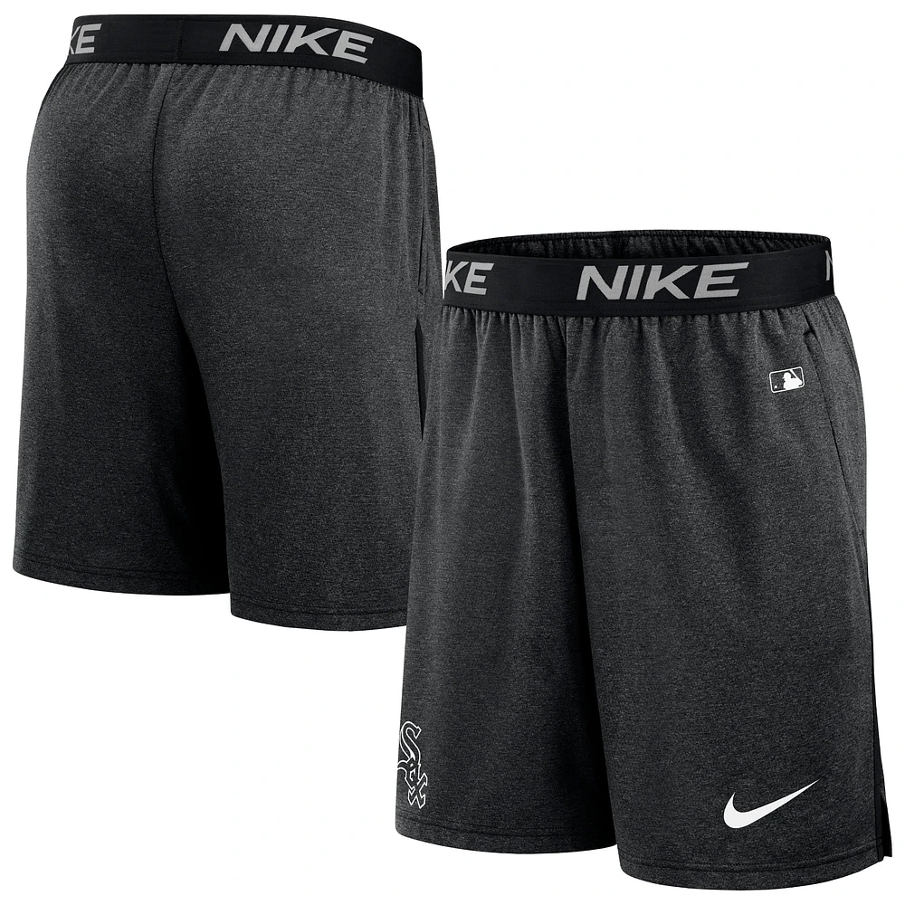 Men's Nike Black Chicago White Sox Authentic Collection Practice Performance Shorts