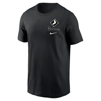 T-shirt Nike noir Chicago White Sox City Connect 2-Hit pour homme