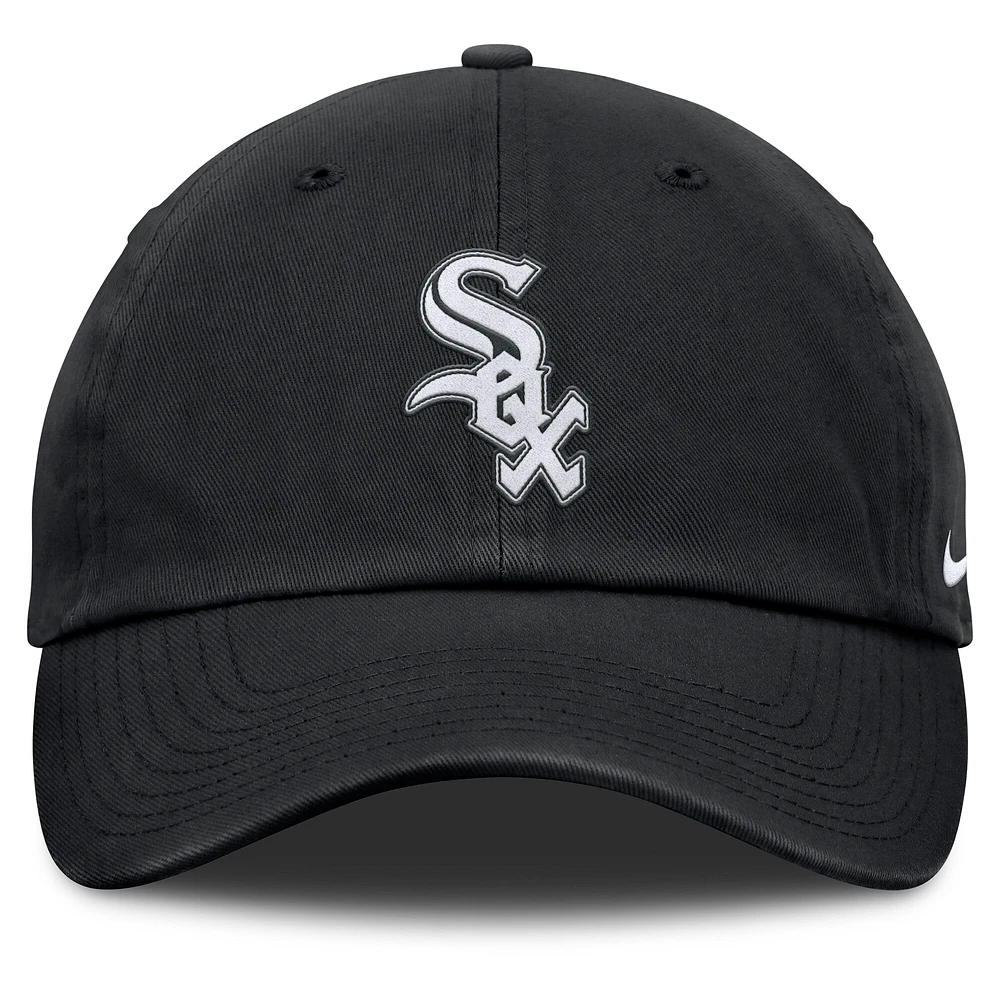 Men's Nike Black Chicago White Sox Club Adjustable Hat