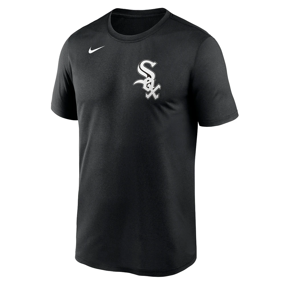 T-shirt Nike pour homme, noir, Chicago White Sox, Fuse Legend